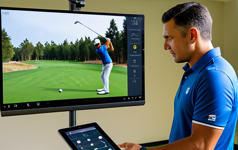 골프코치 연봉협상 노하우 - Golf Lesson in Progress**

"A golf coach giving a lesson to a student on the driving range, both ful...