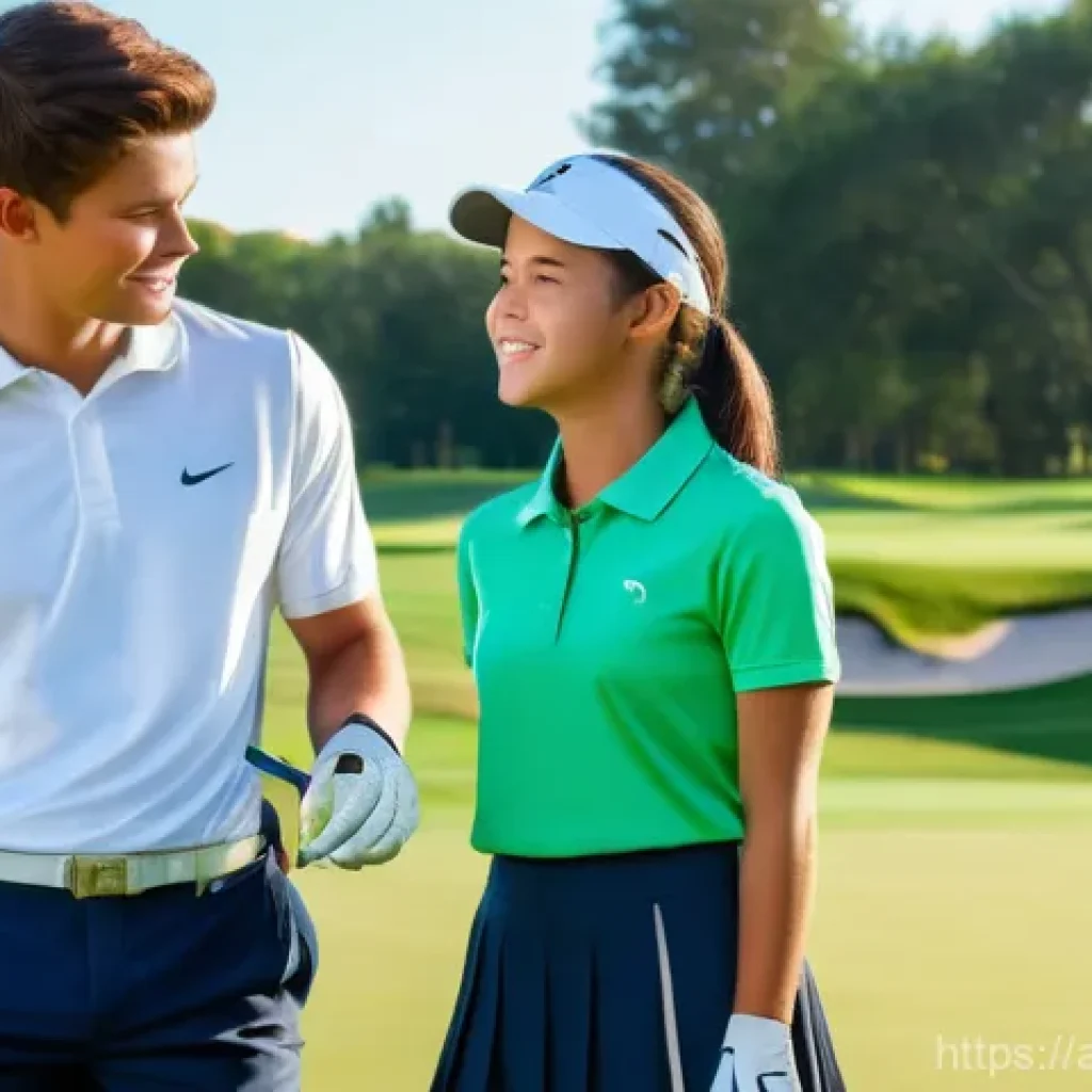 골프 레슨 시 어려운 고객 대처법 - **Image Prompt 1: Inspiring Golf Coaching Moment**
    A bright, outdoor scene on a well-maintained ...